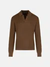 Zegna 'oasi' Brown Cashmere Sweater In Brown