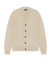 Zegna Oasi Cardigan In Light Taupe