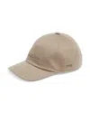 Zegna Embroidered-motif Cap In Beige