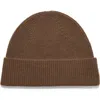 Zegna Oasi Cashmere Beanie In Brown