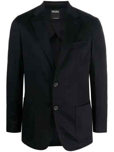 Zegna Oasi Cashmere Blazer In Black