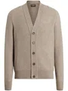Zegna Oasi Cashmere Cardigan In Piedicavallo