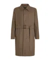 Zegna Oasi Cashmere Coat In Brown