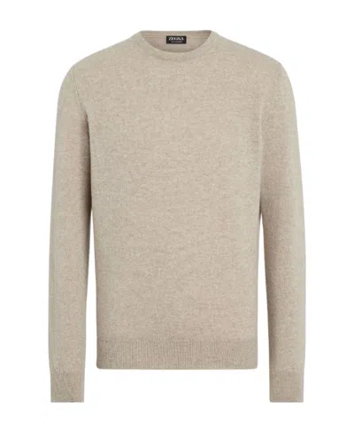 ZEGNA OASI CASHMERE CREWNECK JUMPER