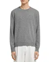 Zegna Oasi Cashmere Man Sweater Grey Size 40 Cashmere In Light Gray