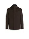 Zegna Oasi Cashmere Elements Cima Overjacket In Dark Brown