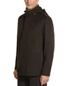 Zegna Oasi Cashmere Elements Cima Overjacket In Dark Brown