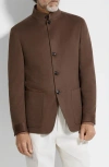 Zegna Oasi Cashmere Il Conte Jacket In Brown