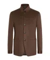 Zegna Oasi Cashmere Il Conte Jacket In Brown