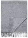 Zegna Grey Oasi Cashmere Scarf In Grey