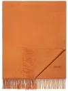 Zegna Foliage Oasi Cashmere Scarf In Orange