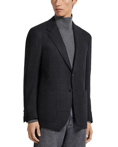 Zegna Oasi Cashmere Sport Coat In Black