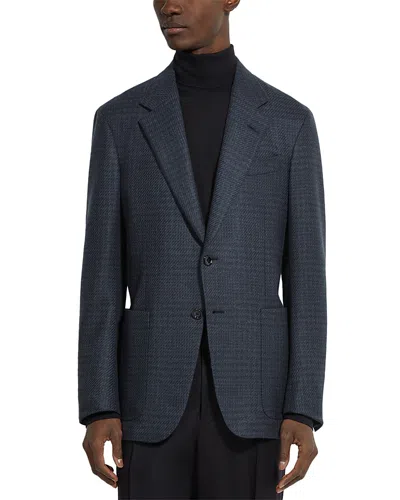 Zegna Oasi Cashmere Sport Coat In Blue