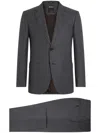 Zegna Oasi Cashmere Suit In Grey
