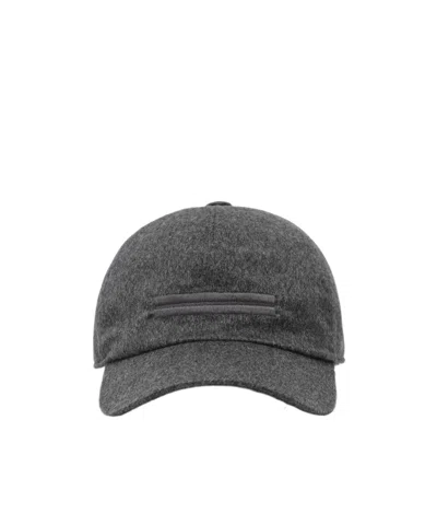 ZEGNA ZEGNA OASI CURVED PEAK CAP