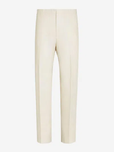 Zegna Straight-leg Jeans In White