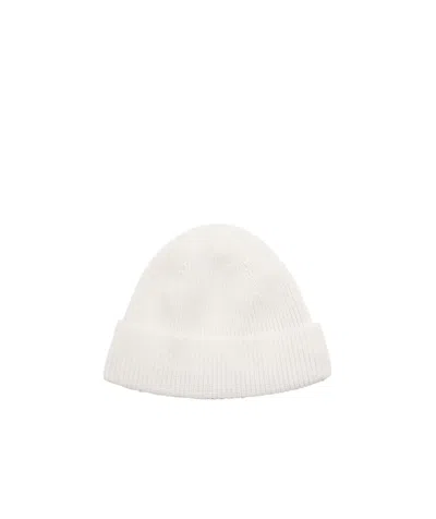 Zegna Oasi Knitted Beanie In White