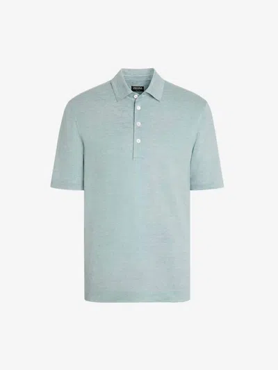 Zegna Oasi Linen Polo
