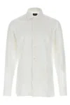 Zegna Micro Striped Trecapi Tailored Fit Long Sleeve Shirt