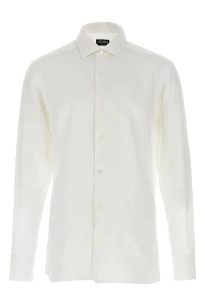 ZEGNA ZEGNA OASI LINEN SHIRT