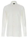 Zegna Micro Striped Trecapi Tailored Fit Long Sleeve Shirt