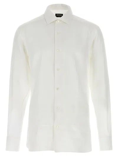 ZEGNA ZEGNA OASI LINEN SHIRT