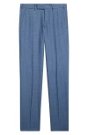 Zegna Oasi Linen Trousers In Blue