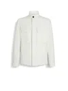 Zegna Veste Militaire En Oasi Lino In White