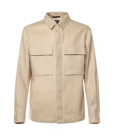 ZEGNA OASI LINO OVERSHIRT