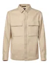 Zegna Surchemise En Oasi Lino In Neutrals