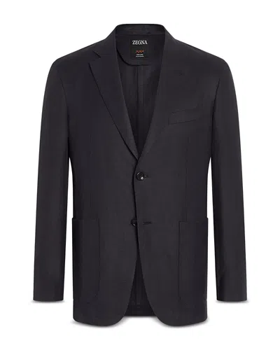 ZEGNA OASI LINO REGULAR FIT LINEN JACKET