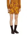 Zegna Oasi Lino Regular Fit Linen Shorts In Ocre/rouge Brique