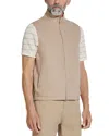 Zegna Oasi Lino Vest In Light Taupe