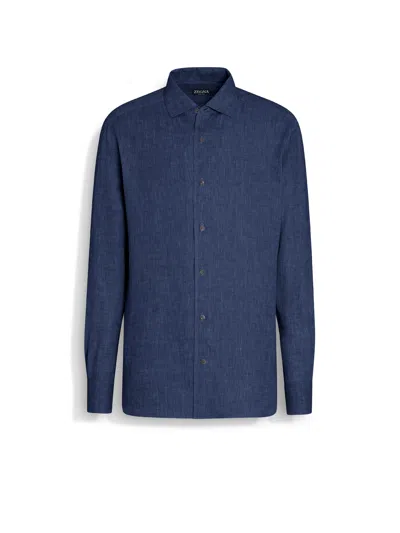 ZEGNA CHEMISE EN OASI LINO