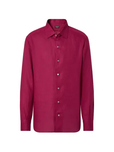 ZEGNA OASI LINO SHIRT