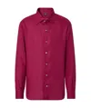 Zegna Oasi Lino Dress Shirt In Pink