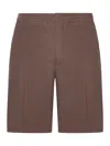 ZEGNA OASI LINO SHORT PANTS
