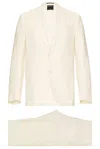 Zegna Oasi Lino Suit In White