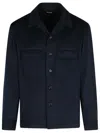 Zegna Oasi Night Blue Cashmere Shirt