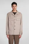 Zegna Single-breasted Long-sleeved Casual Jacket In Neutral