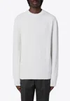 Zegna Oasi Ribbed Cashmere Sweater In White