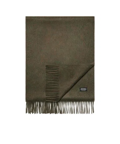Zegna Oasi Scarf In Brown