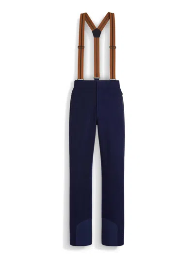 Zegna Cashmere Ski Salopettes In Navy