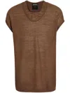 Zegna Oasi T-shirt In Brown
