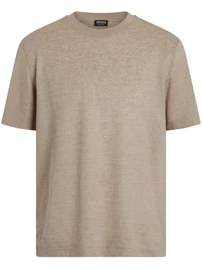 ZEGNA OASI LINO T-SHIRT