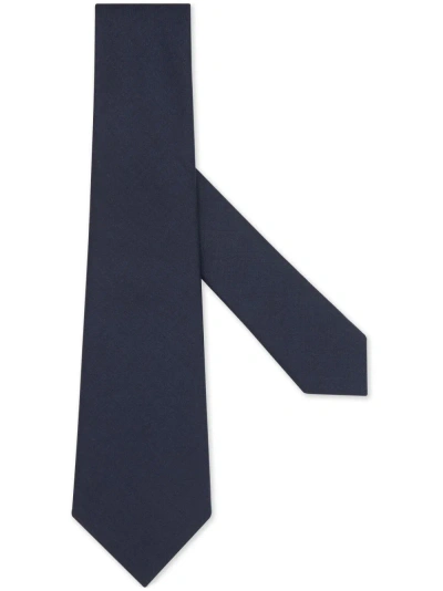 Zegna Oasi Tie In Blue