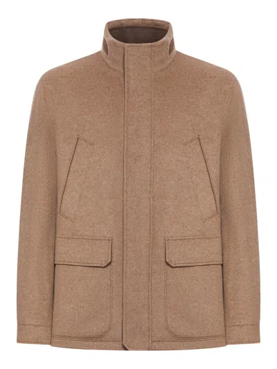 ZEGNA OASIS CASHMERE ELEMENTS COAT