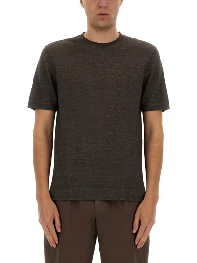 ZEGNA ZEGNA OASIS LINEN T-SHIRT