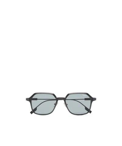 ZEGNA OCTAGONAL FRAME SUNGLASSES