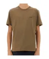 Zegna Man T-shirt Khaki Size 42 Cotton In Green